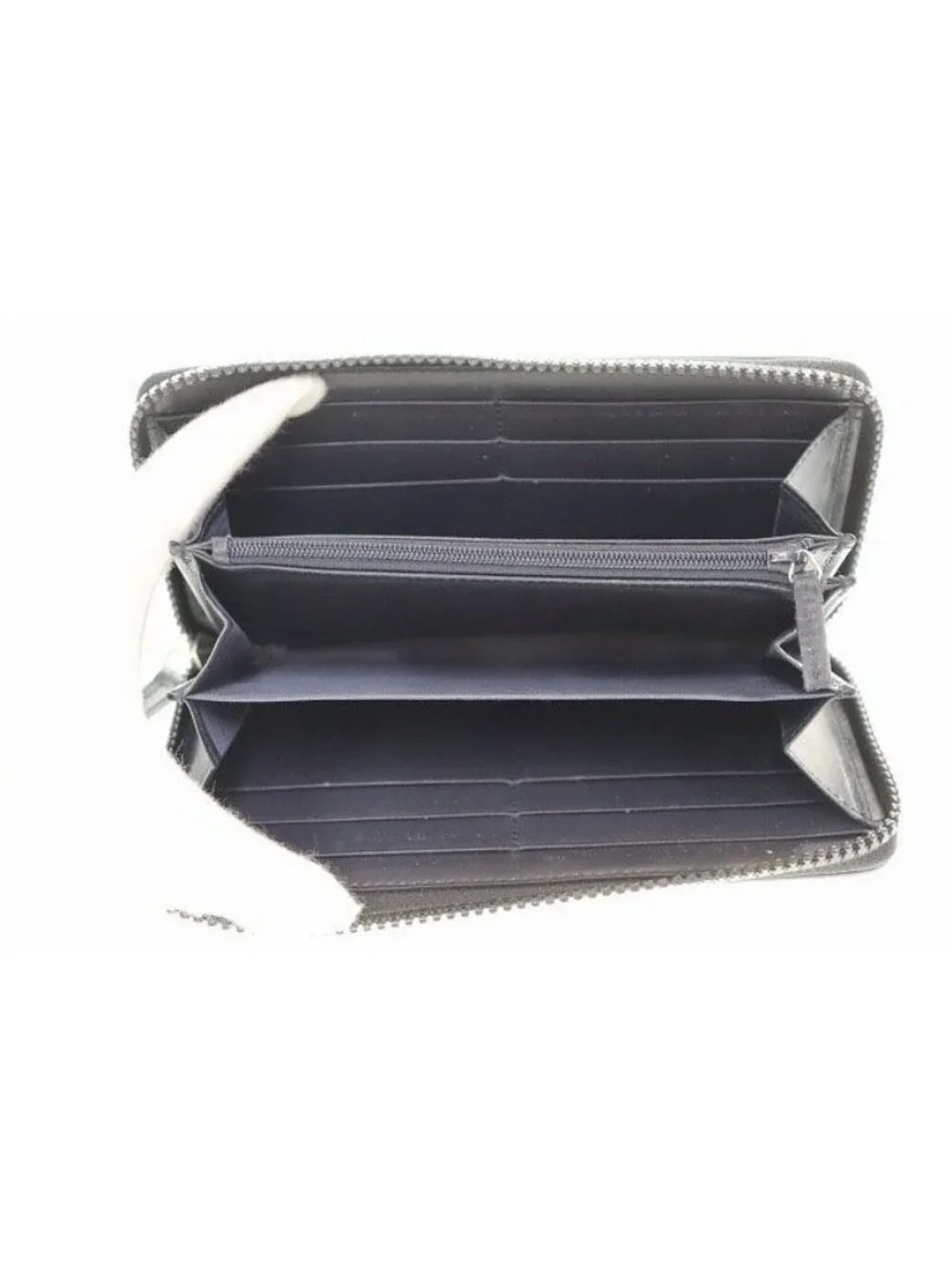 ★SOLD★ Gucci GG Blue Musprint Zip Around Zip Wallet Floral Pattern - Picture 6 of 7